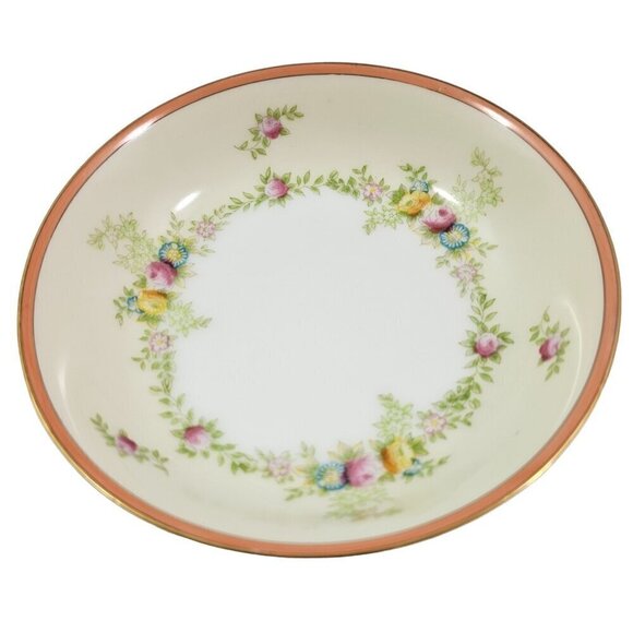 Meito Japan Fine China Hand Painted Floral Accent Fruit Dessert Bowls – Set of 4 - Picture 8 of 16